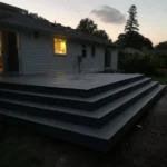 Metro Remodeling Quad Step Low-Level Composite Deck1