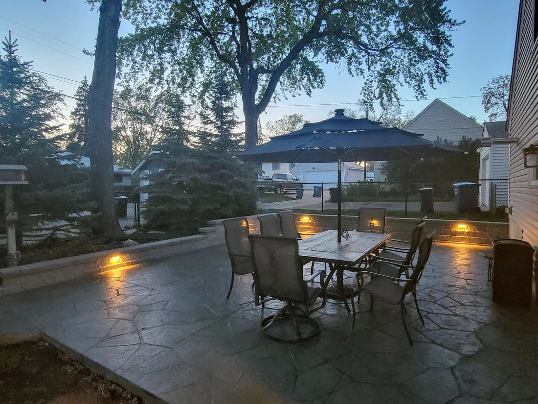 Metro Remodeling Updated Patio Stamped Concrete3