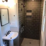 Metro Remodling Modern Feel Medium Subway Tile Bathroom Update1