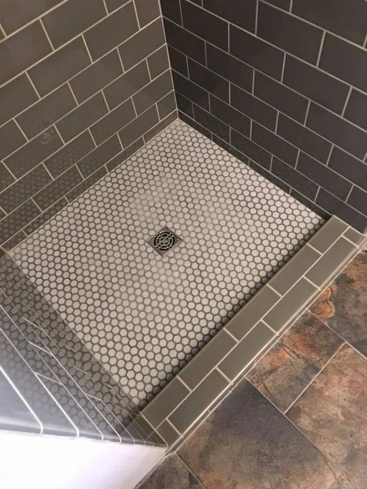 Metro Remodling Modern Feel Medium Subway Tile Bathroom Update5