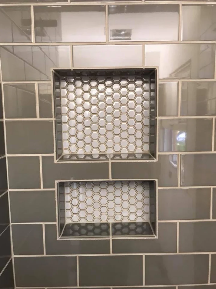 Metro Remodling Modern Feel Medium Subway Tile Bathroom Update6