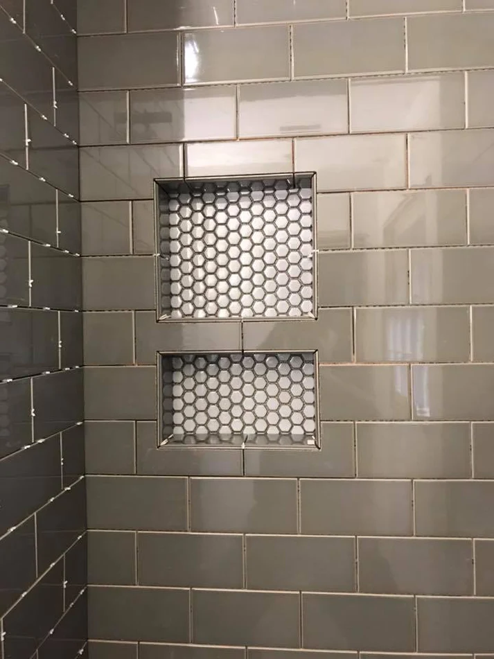 Metro Remodling Modern Feel Medium Subway Tile Bathroom Update7