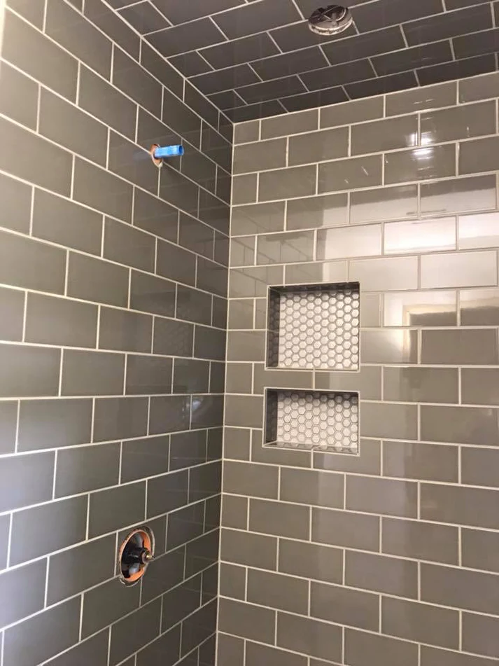 Metro Remodling Modern Feel Medium Subway Tile Bathroom Update8