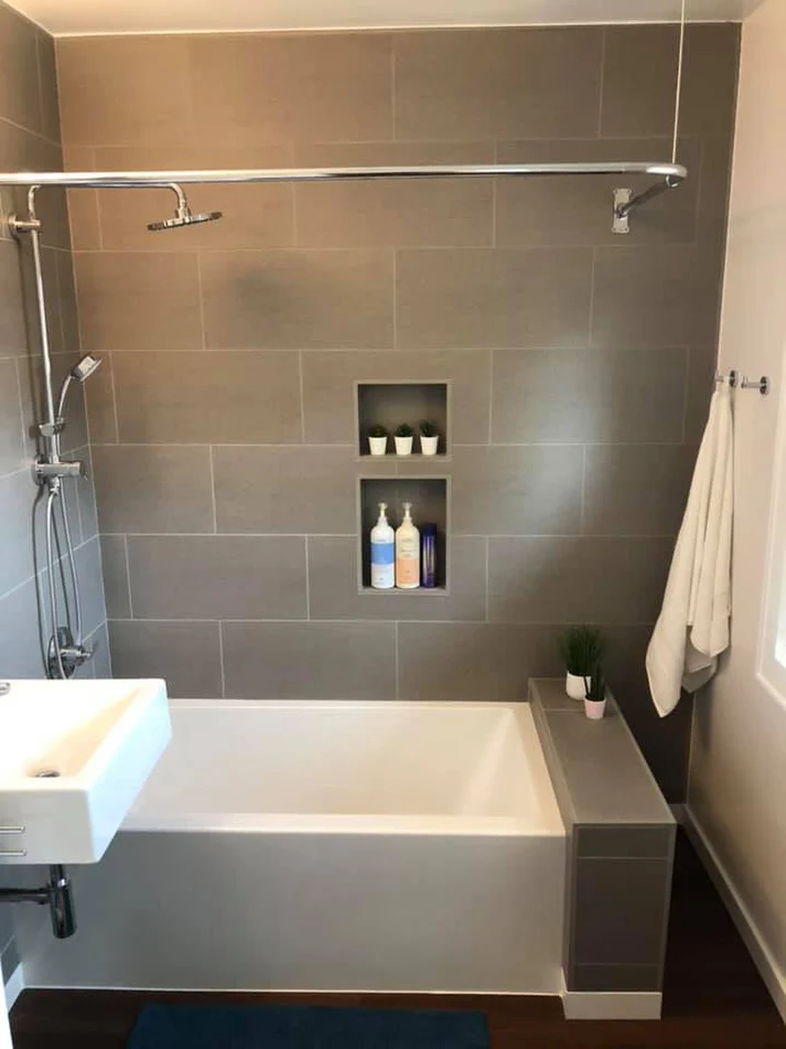 Metro Remodling Modern Spa Feel Bathroom