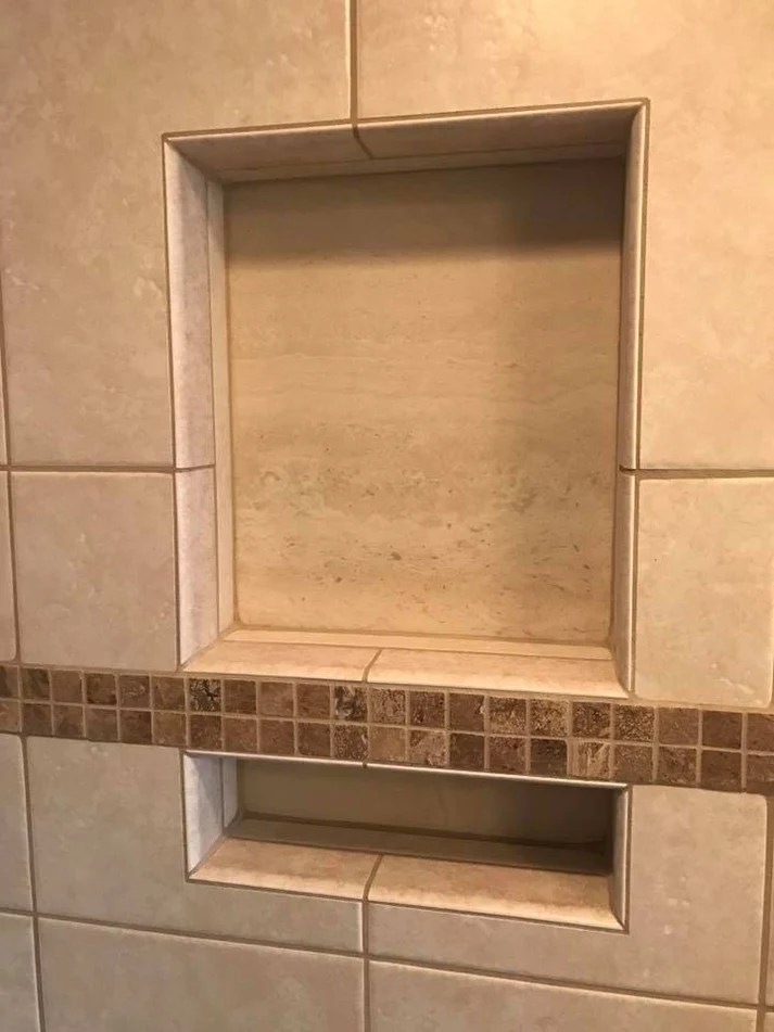 Metro Remodling Southwestern Tile W: Belt Inlay Shower Update6