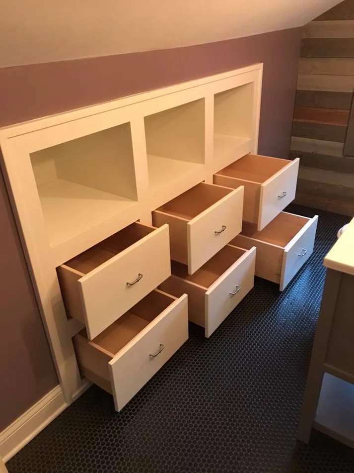 Metro Remodling Unique Wood Wall & Ceiling Shower & Tub Combo W: Custom Storage11