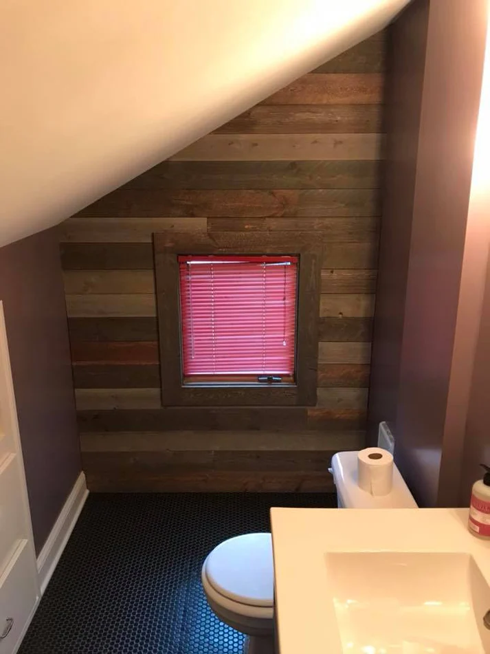 Metro Remodling Unique Wood Wall & Ceiling Shower & Tub Combo W: Custom Storage7
