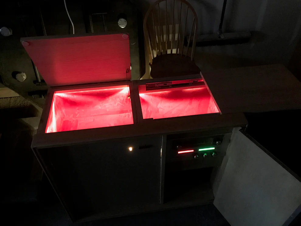 Metro Rremodeling Custom Record Player with Bar Curio Cabinet4