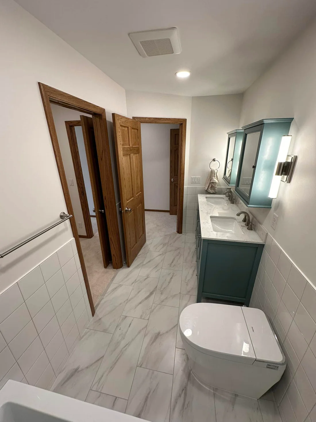 Modern Clean Bathroom Update2