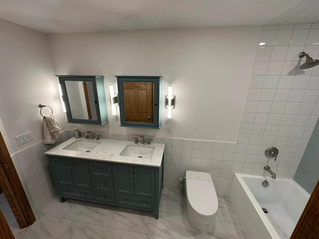 Modern Clean Bathroom Update3